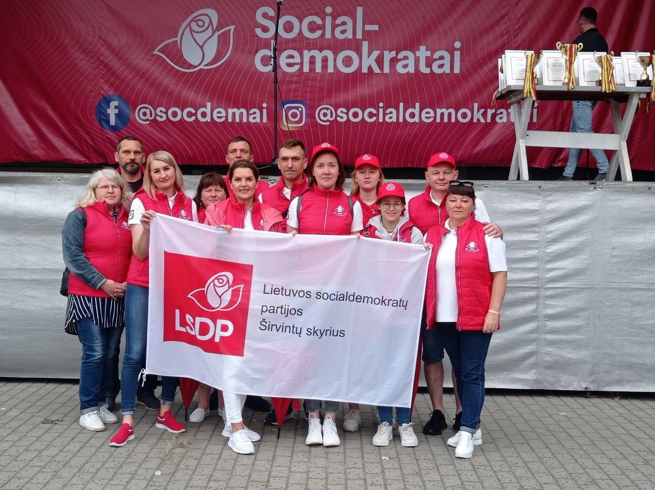 Širvintų socialdemokratai LSDP sąskrydyje 2023