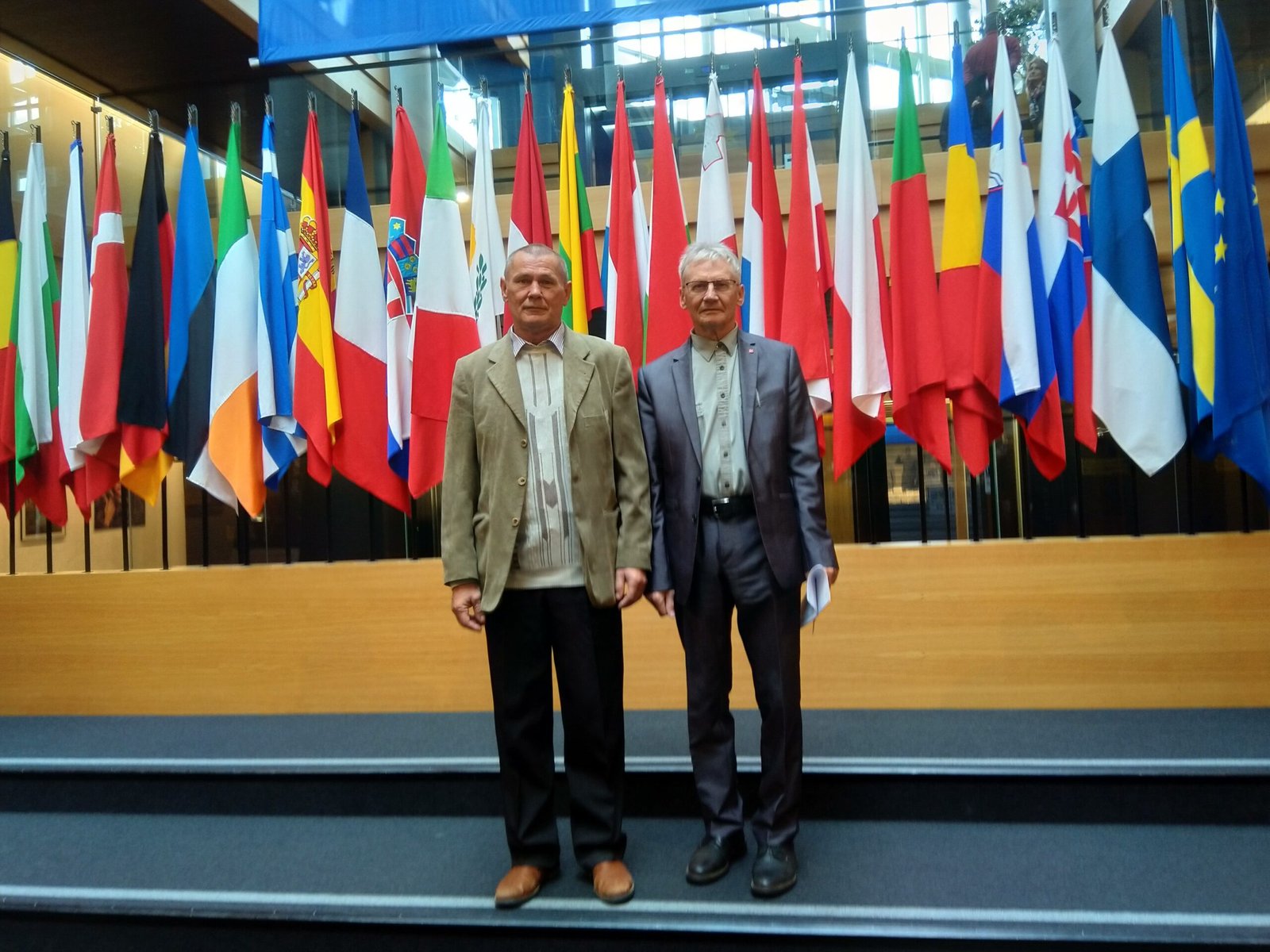 Rimas Kazlauskas ir Gediminas Voveris Europos Parlamente Strasbūre