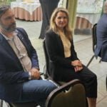 Saulius ir Anna LSDP Tarybos posėdyje